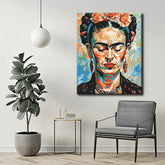 Painting by Numbers Abstract Frida Kahlo